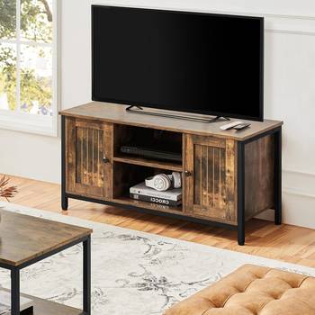 Aaleigha TV Stand Cabinet with Power Outlets 140CM Modern TV Unit with  Glass Shelf RGB LED Lighted for 65 TVs