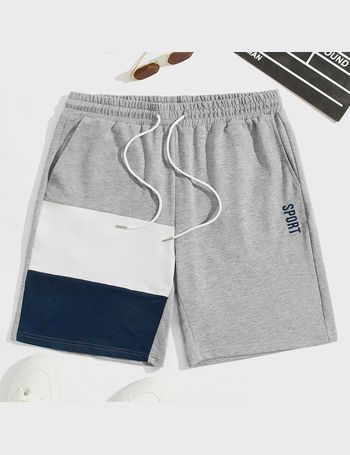 Flap pocket track shorts