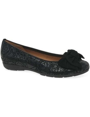 gabor electra ladies ballet pumps