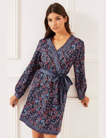 Lipsy gabriella on sale print kimono dress