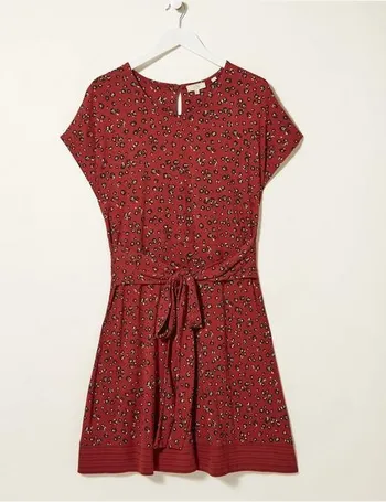 fatface alice foil daisy dress