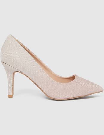 Faith chariot store heeled court shoes