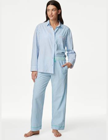 Cotton Rich Cuffed Hem Pyjama Bottoms