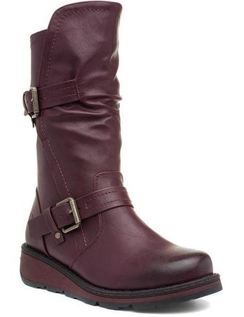 shoe zone wide calf boots