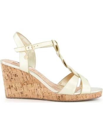 Debenhams on sale gold wedges