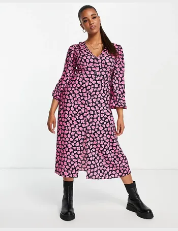 Miss selfridge shop button dress