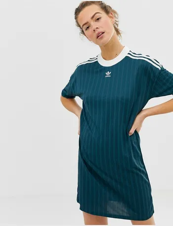 adidas trefoil dress blue