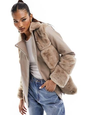 Shop River Island Faux Fur Jackets for Women up to 55% Off