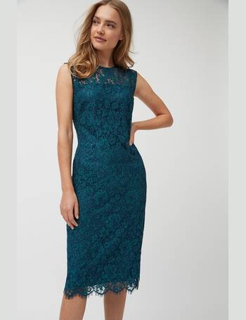 next teal lace dress