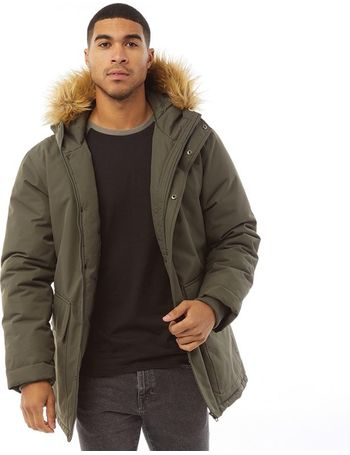 french connection mens parka 3 jacket