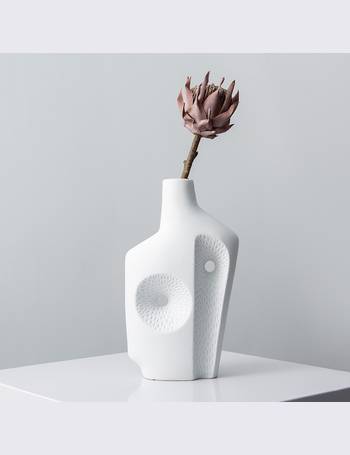 Modern Ceramic Body Shape Flower Vase Sculpture Home Desk Decor Art Living  Room Bedroom