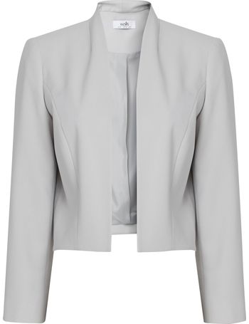 Wallis grey outlet cropped jacket