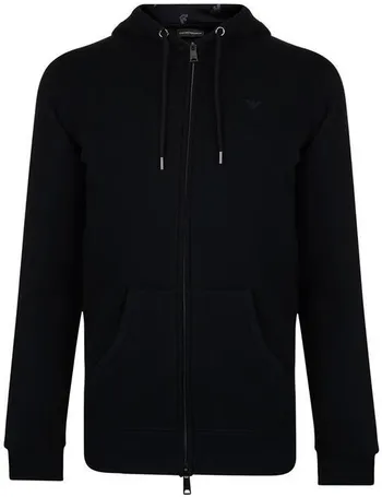 armani zip hoodie mens