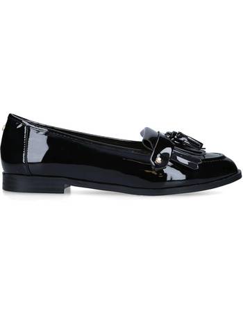 carvela magpie tassel loafers black