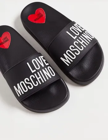 love moschino slides sale