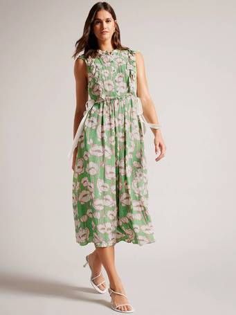 Ted baker sale green floral dress