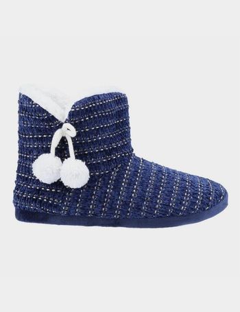 shoe zone ladies slipper boots