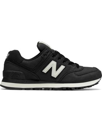 new balance 574 colourblock canvas trainers