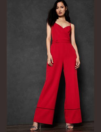 red ted baker jumpsuit