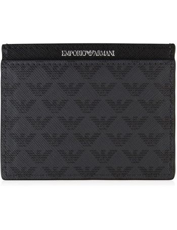 emporio armani multi logo wallet