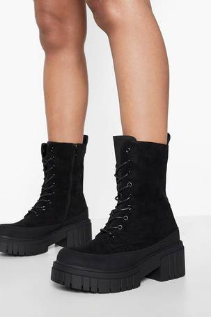 boohoo biker boots