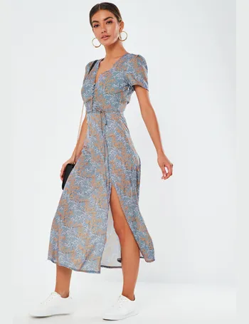 Missguided floral tea outlet dress