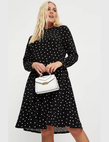 dorothy perkins black spotted dress