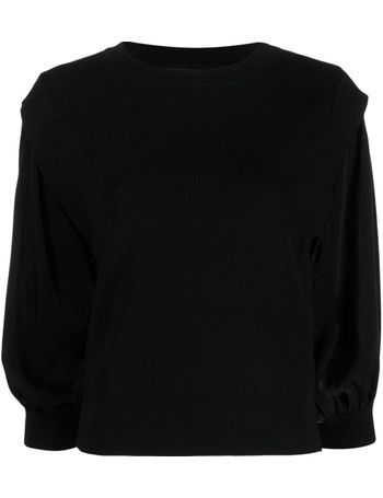 DKNY Asymmetric Mock Neck Sleeveless Sweater