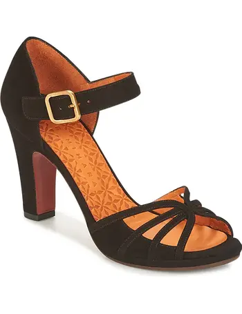 Shop Women s Chie Mihara Black Sandals up to 60 Off DealDoodle