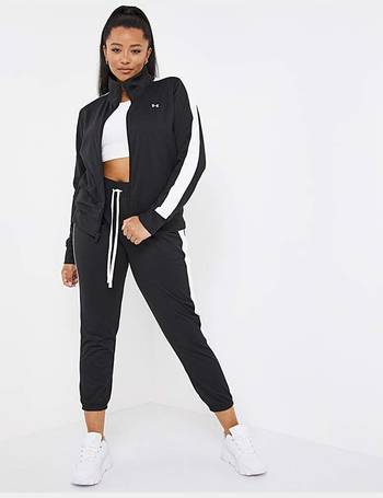 Under Armour Tricot tracksuit in black