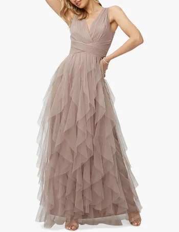 little mistress mesh top maxi dress