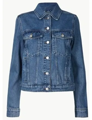 marks and spencer denim kimono jacket