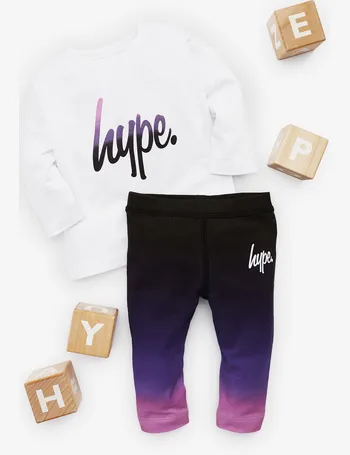 HYPE KIDS Lilac Ombré Speckle Crop T-Shirt