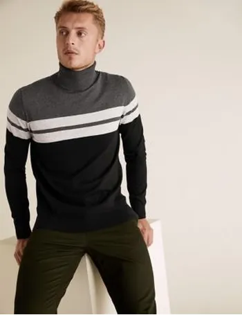 mens black v neck jumper tesco