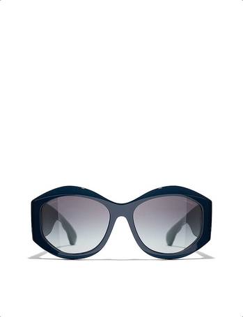 chanel sunglasses clear frame polarized