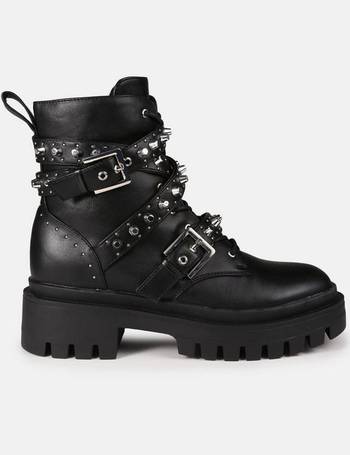 Missguided studded clearance boots