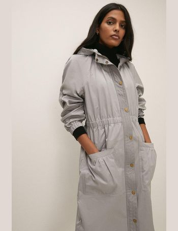 oasis grey lightweight parka