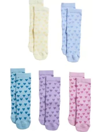 5pk Cotton Rich Ballerina Socks