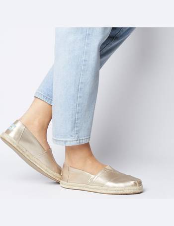 Toms rose gold sandals hot sale