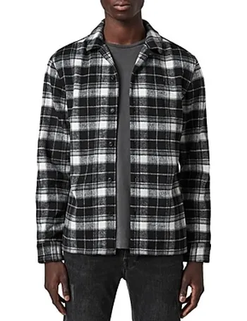 all saints flannel jacket