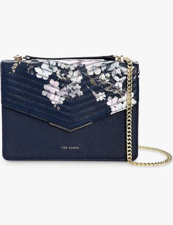 ted baker navy floral bag