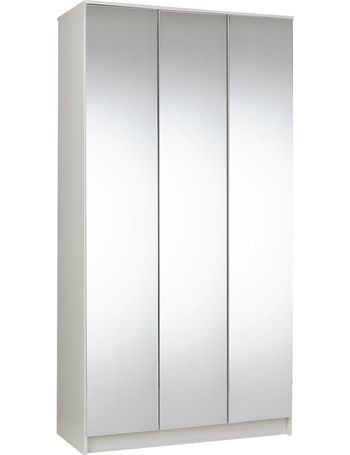 Argos home cheval single deals mirrored wardrobe