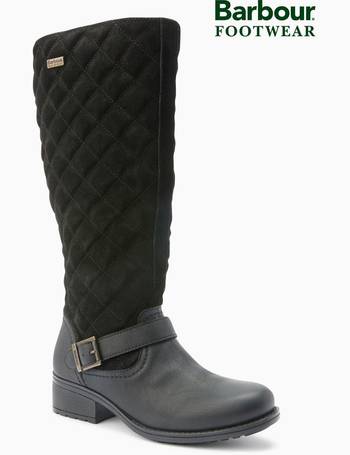 Shop Barbour Women s Black Suede Boots up to 45 Off DealDoodle