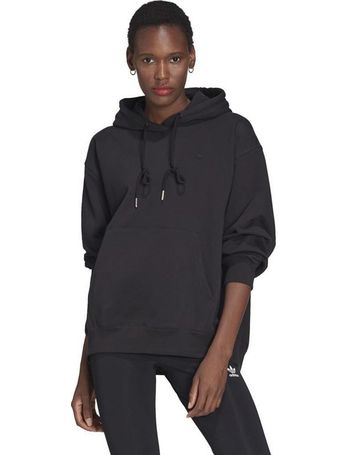 Adidas originals bellista lace insert oversized hoodie in hot sale black