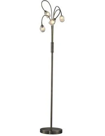 inlight willow chrome effect led floor lamp