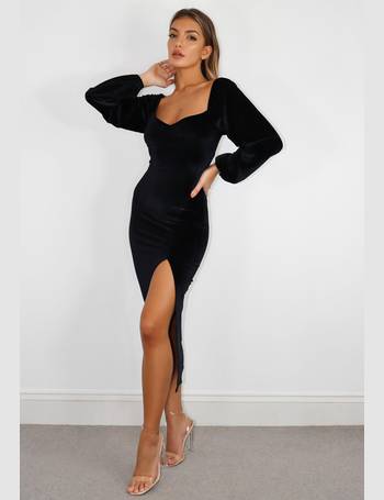 Missguided hot sale velvet dress