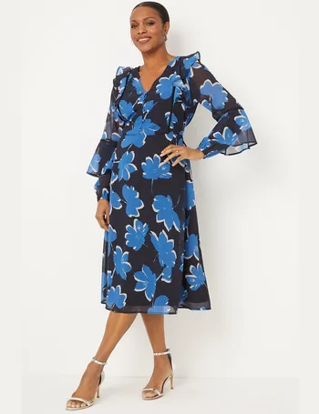 wallis navy floral dress