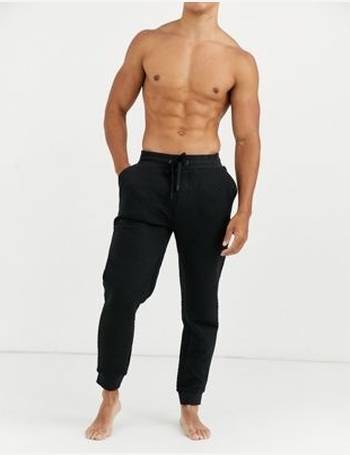 boss bodywear logo cuffed joggers