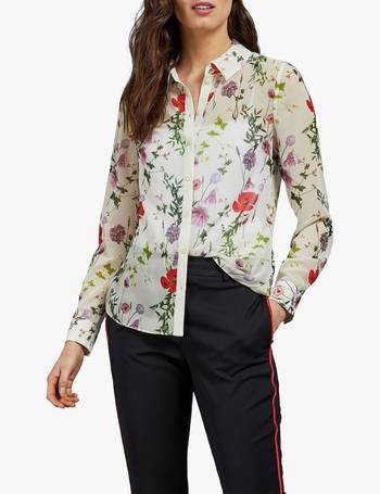 ted baker floral top