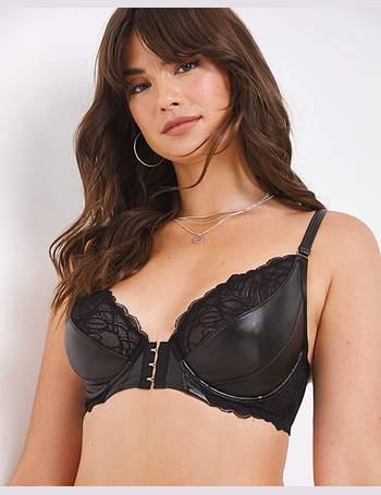 Buy Figleaves Smoothing Non Wired Padded Bra With Lace Detail from